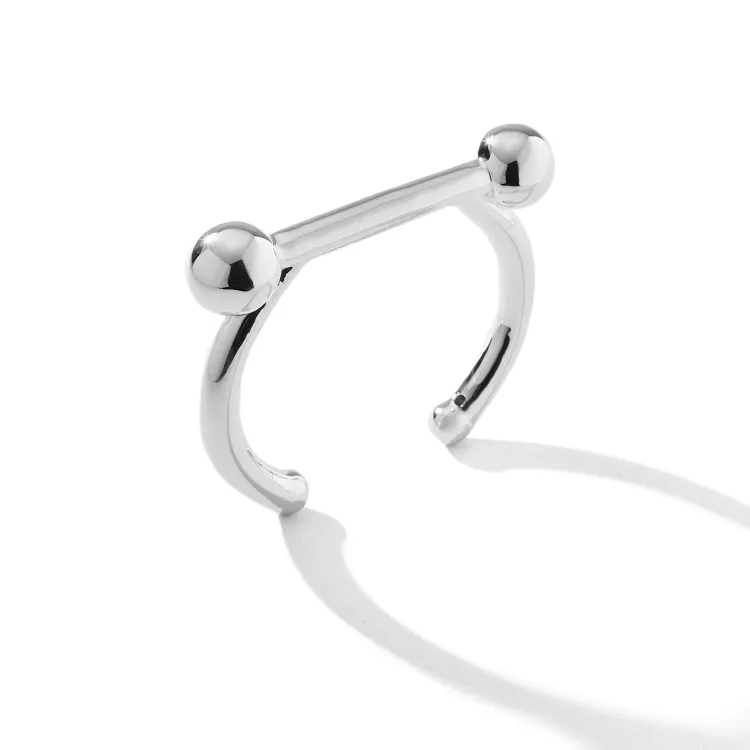 BRACELETE BARBELL EM RÓDIO