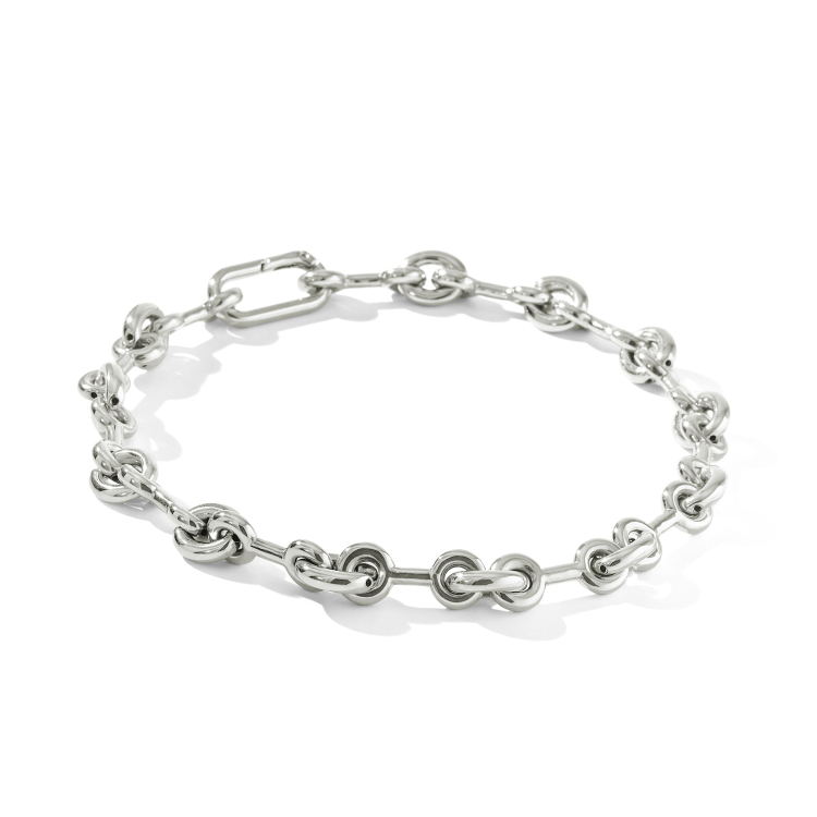 Colar Sleek Geo Elos Duplos