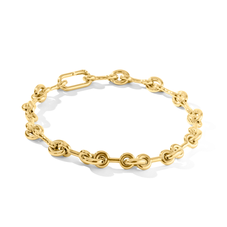 Colar Sleek Geo Elos Duplos